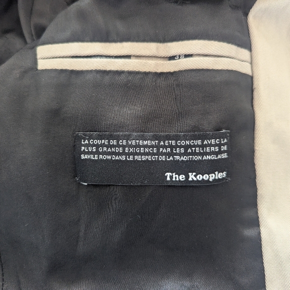 The Kooples Trench Coat With Leather Trim Size 38 - Picture 7 of 10